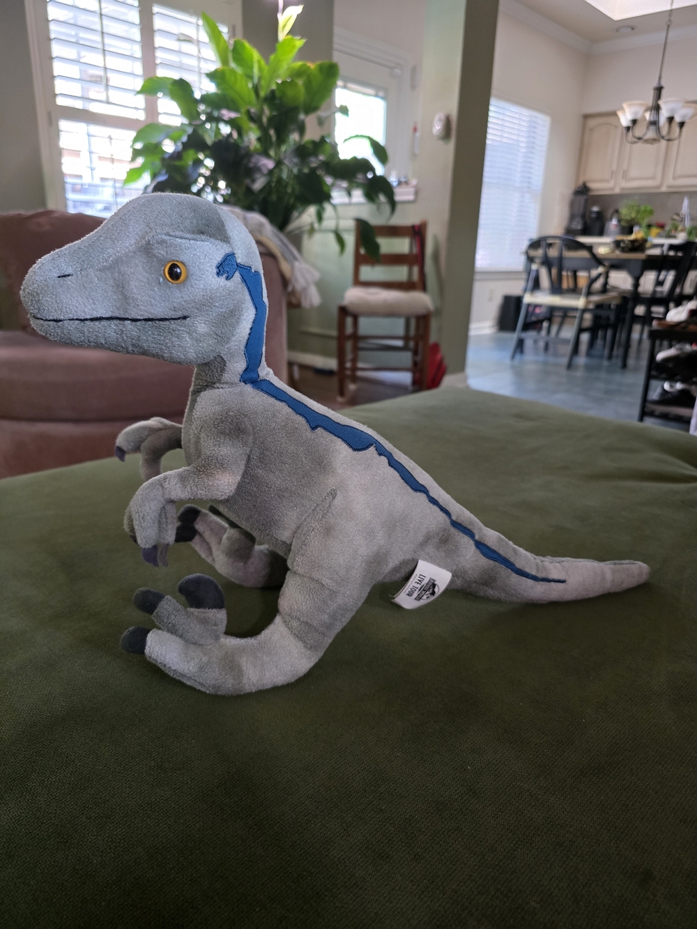 Jurassic World Live Tour Blue Raptor Plush Stuffed Animal Toy 22inch